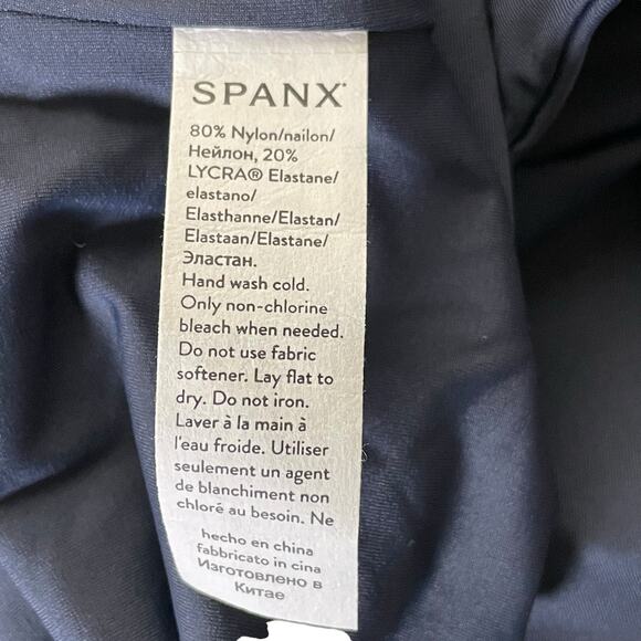 SPANX Womens High Waisted Swim Brief Size 3X Sunkissed Navy Swim Bikini Bottom - Picture 7 of 10